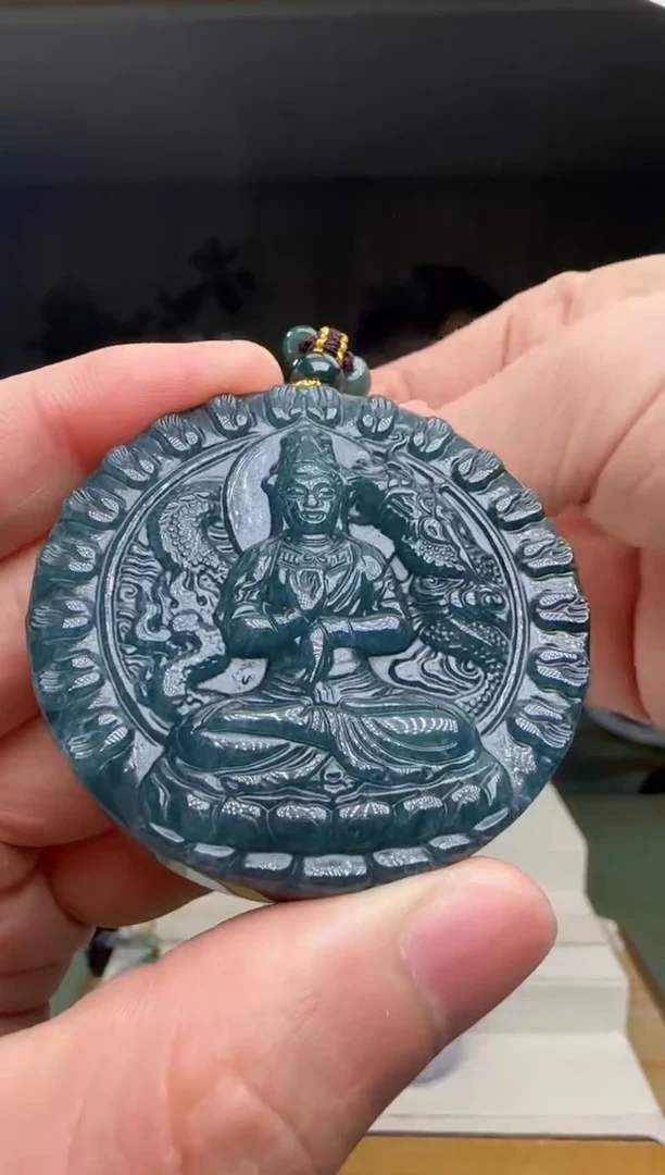 【闪购商品】翡翠吊坠(赠链)未镶嵌多样性发其一DY@@60B7J11765