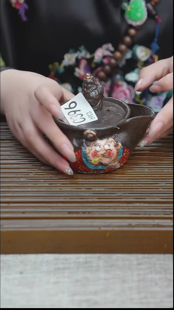 纯手工粗陶茶具每一只不一样