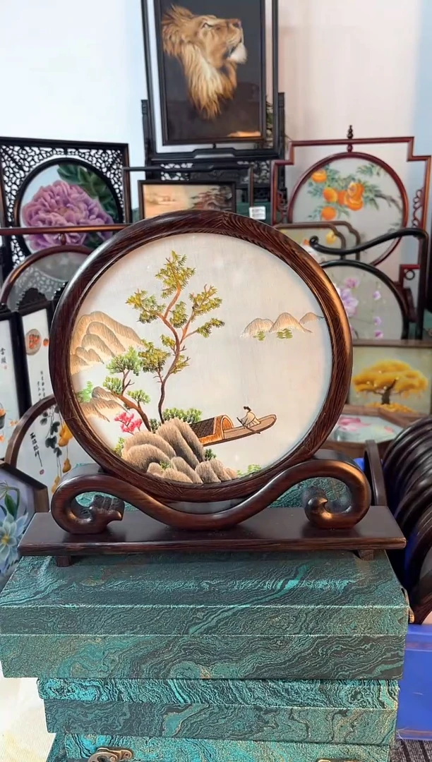 织绣非遗苏绣双面绣