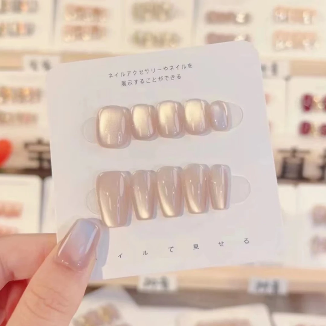 【猫猫珠】【现6】纯手工穿戴甲10个甲片清透夏日