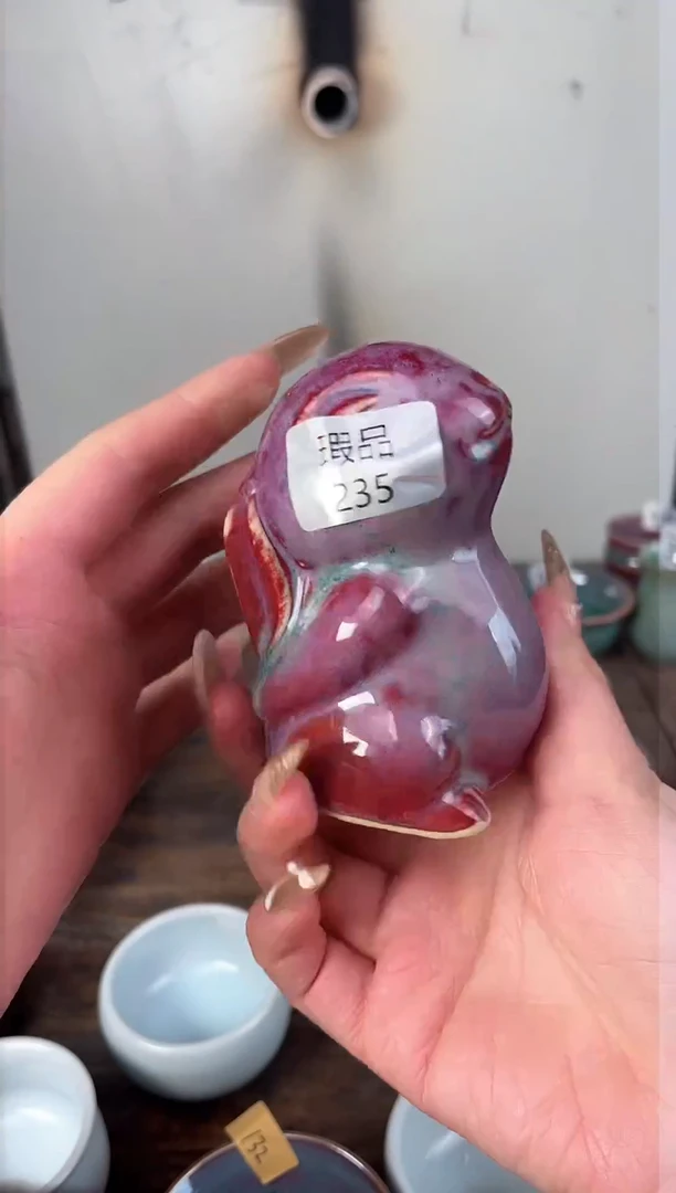 【闪购商品】摆件钧瓷手工茶器窑变