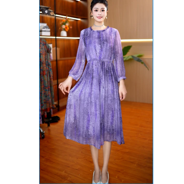 5771-31（紫霞仙子）新款女士连衣裙