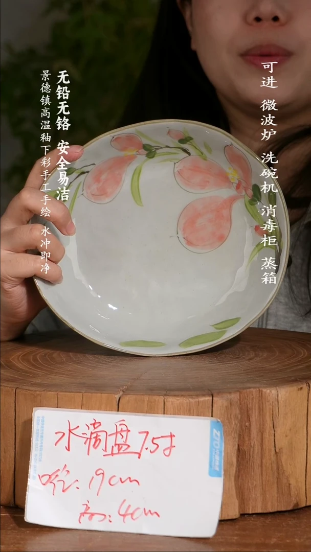 碗陶瓷景德镇高温瓷釉下彩手绘陶瓷