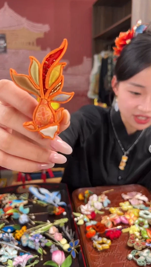 【闪购商品】刺绣苏绣世家非遗手工（胸针）