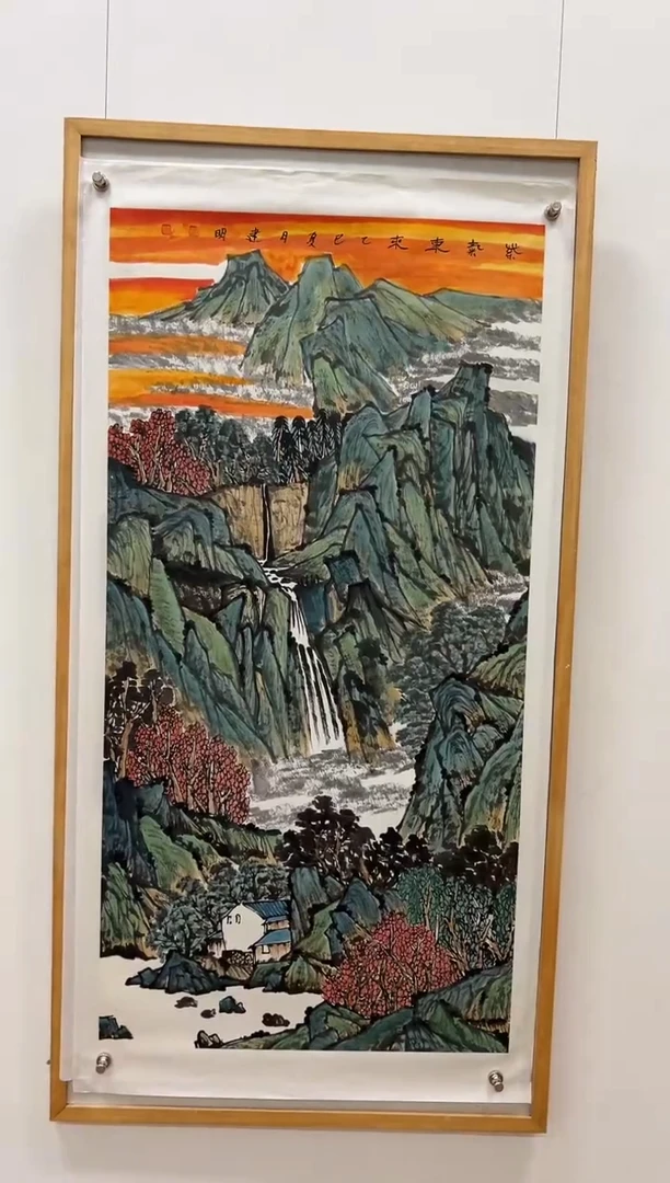 国画童建明四尺整张山水