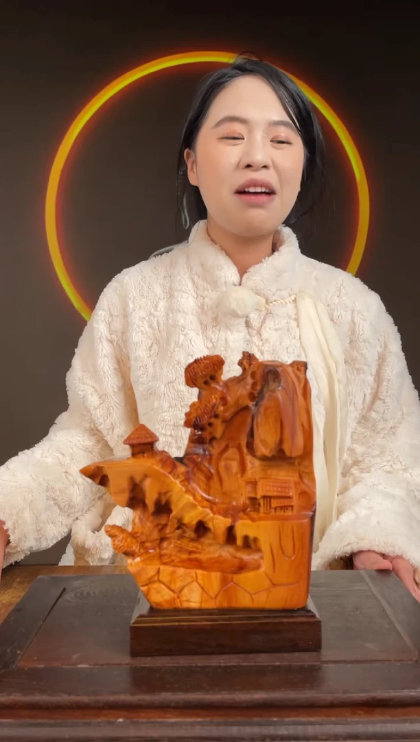 柏木（崖柏）手工摆件,先抢先得! 编号:119