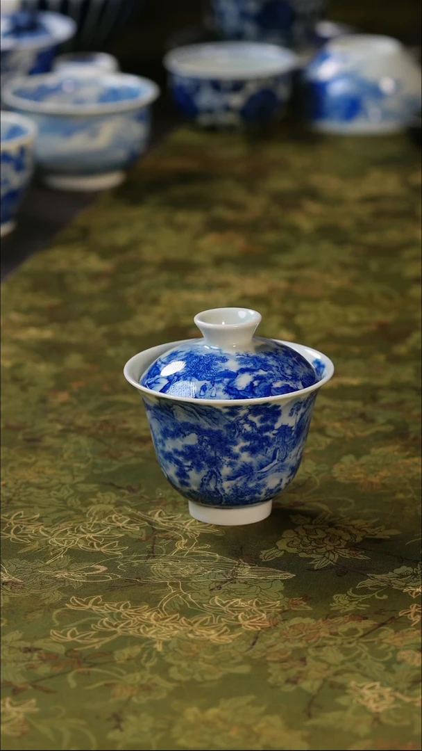 其他志军青花盖碗