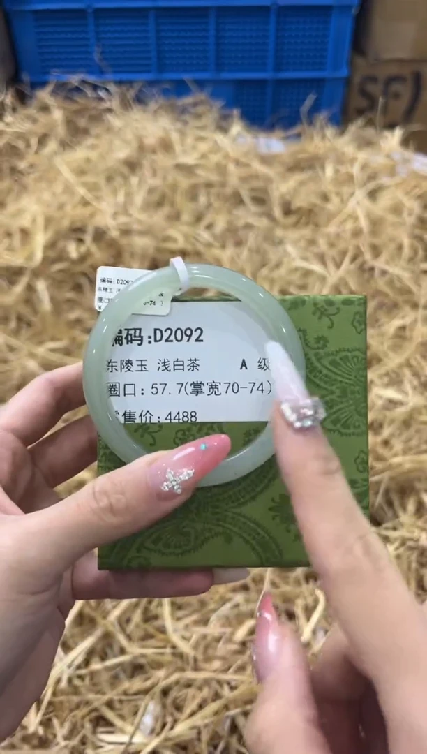 未镶嵌手镯石英质玉D2092