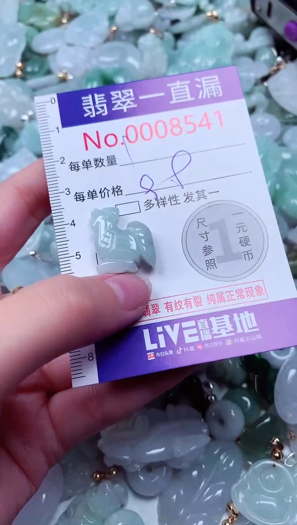 吊坠(不含链)未镶嵌翡翠8541