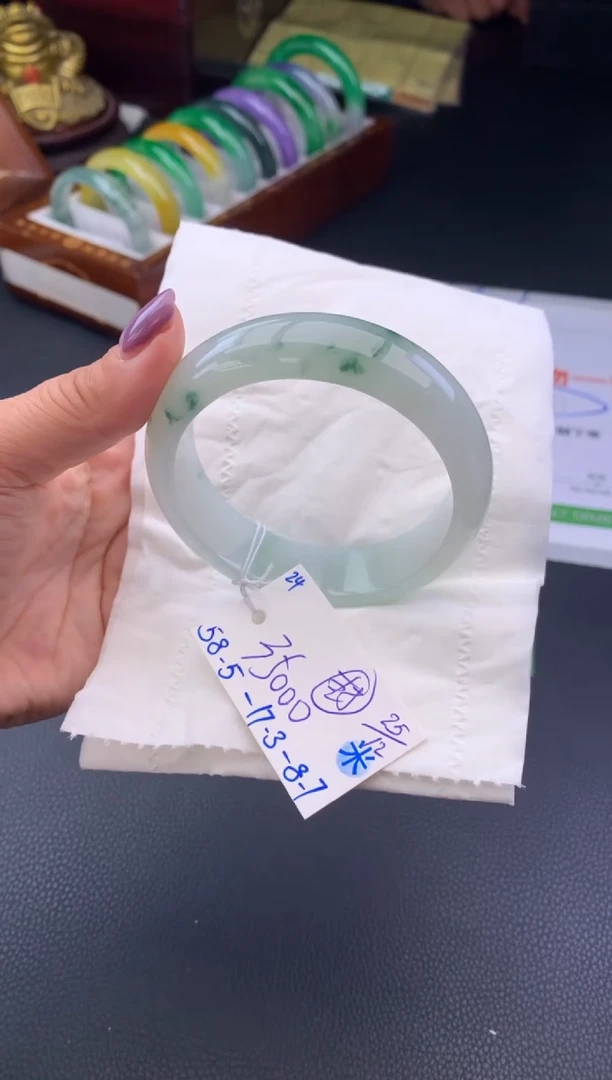 未镶嵌手镯翡翠假一赔三   手镯