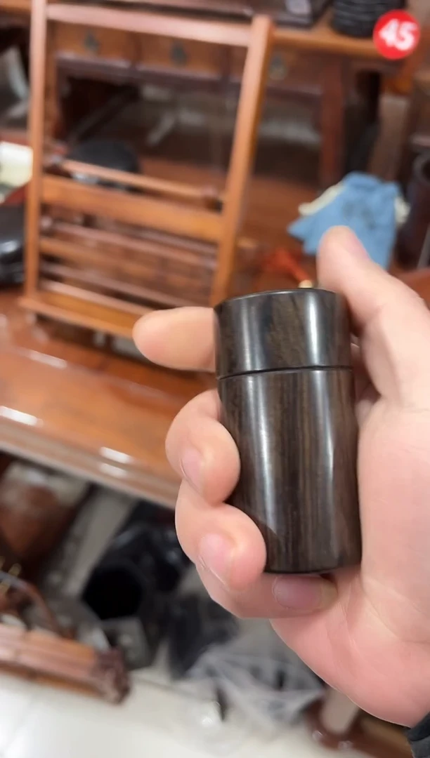 乌木大号牙签罐1