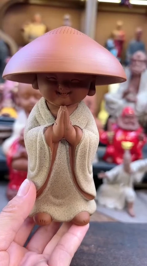 紫砂茶宠器闵茶宠摆件