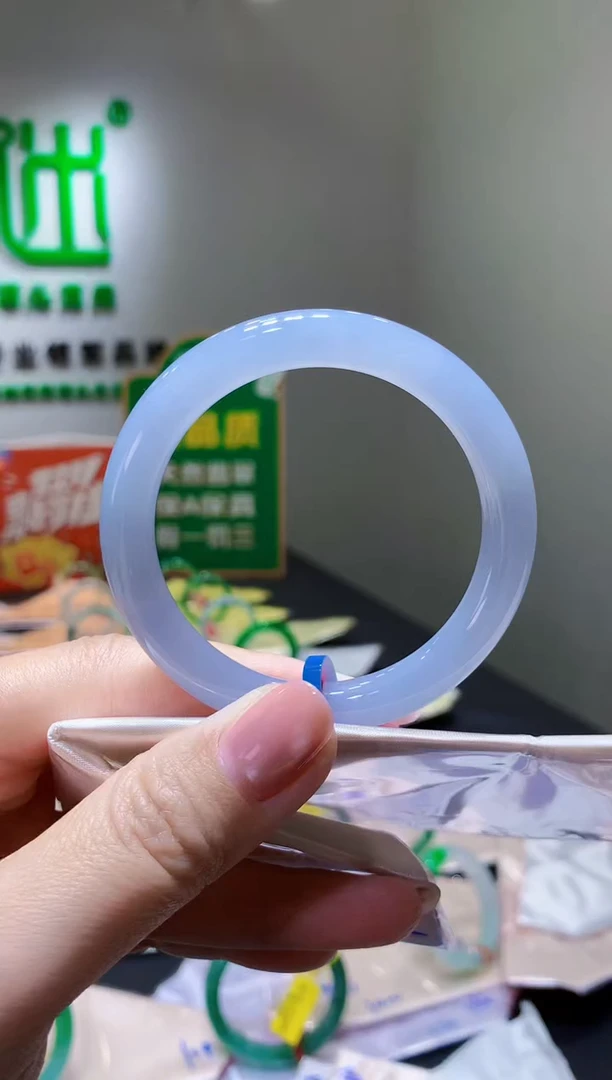 未镶嵌手镯翡翠k330天然A货缅甸翡翠52.5