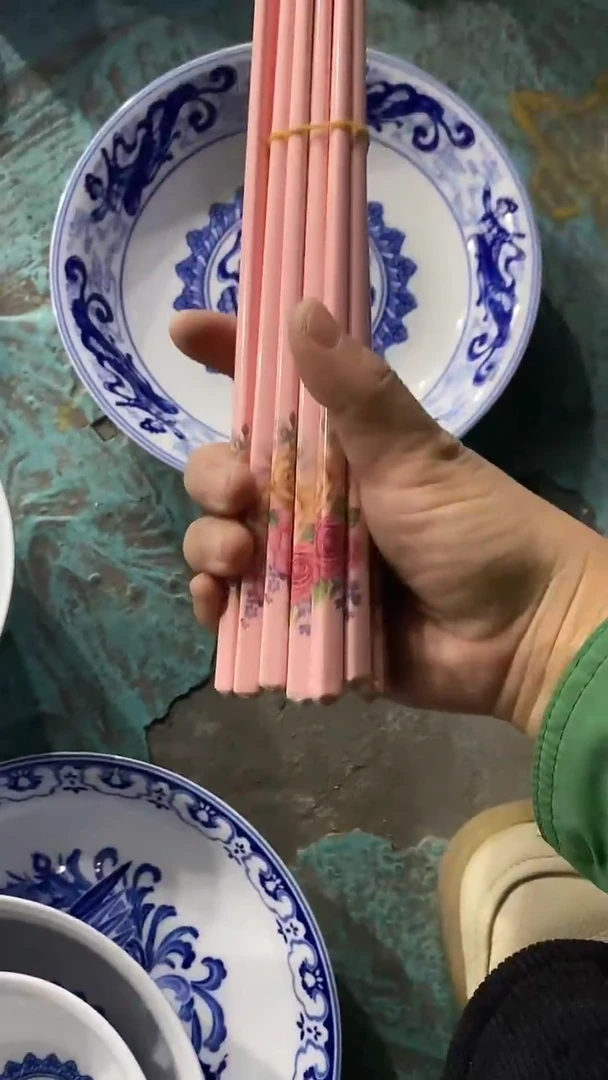 摆件陶红稀土筷子10双