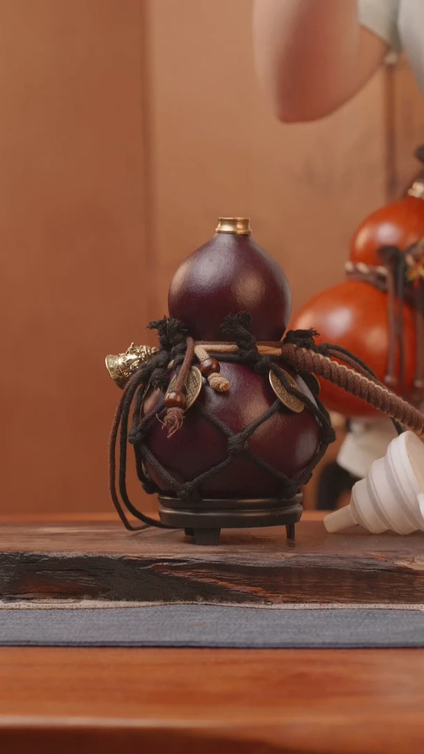 1887号精品大漆葫芦防腐防渗装水茶酒