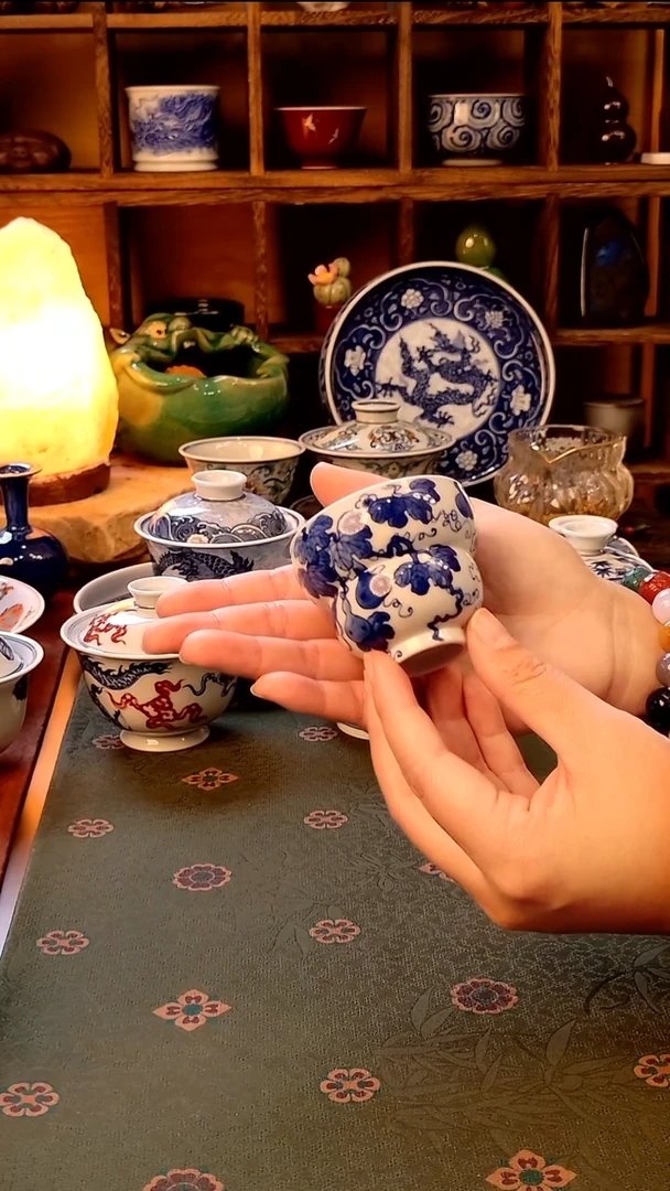 【手工手绘葫芦花葫芦杯】