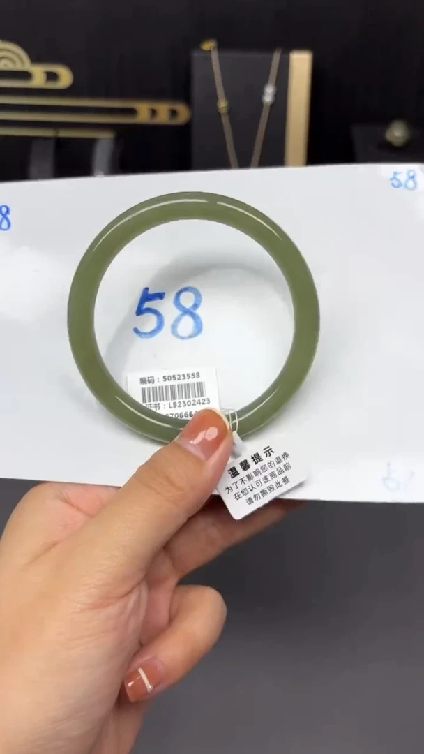 未镶嵌手镯和田玉3558