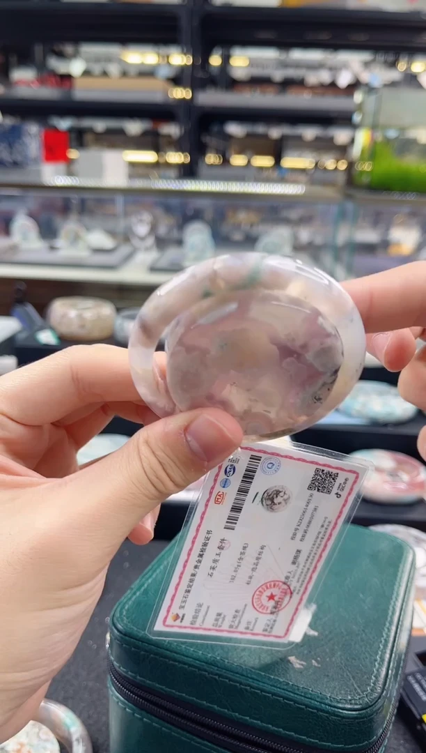 未镶嵌手镯石英质玉56圈口（赠品镯心）699551