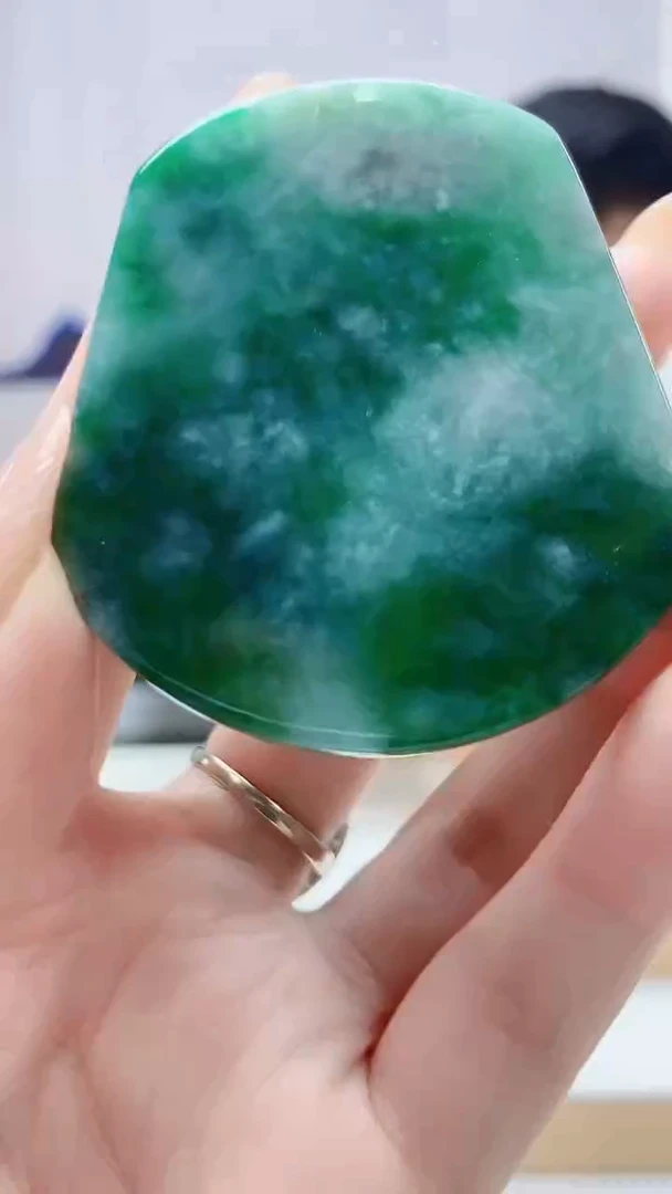 未镶嵌定制翡翠4917DD-毛货挂件12
