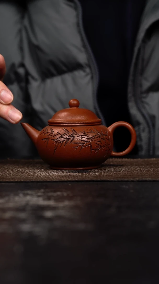 茶壶紫砂原矿手工壶125CC