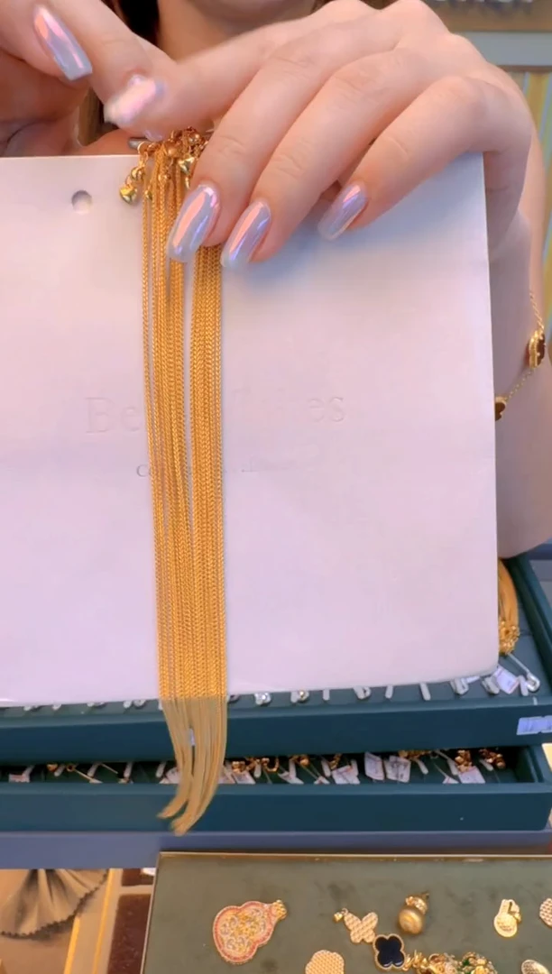 45cm爱心抽拉肖邦链2.27g（多样性发货）