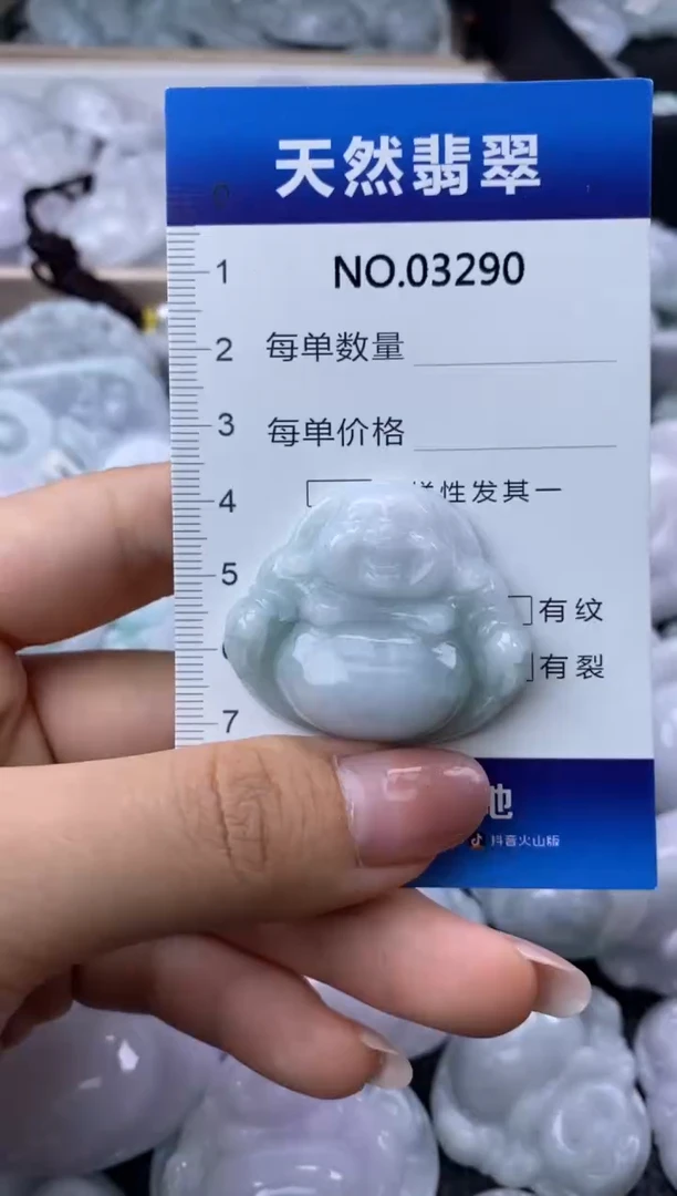 翡翠未镶嵌颈饰缅甸A货翡翠03290