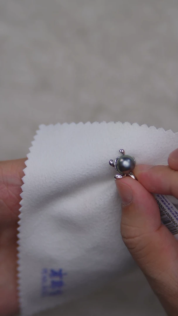 银S925镶嵌海水珍珠吊坠(赠链)9-10mm