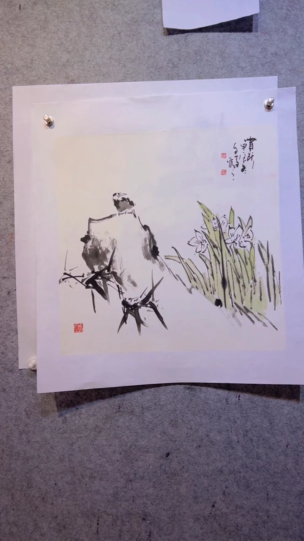 【闪购商品】国画张自学水墨画51