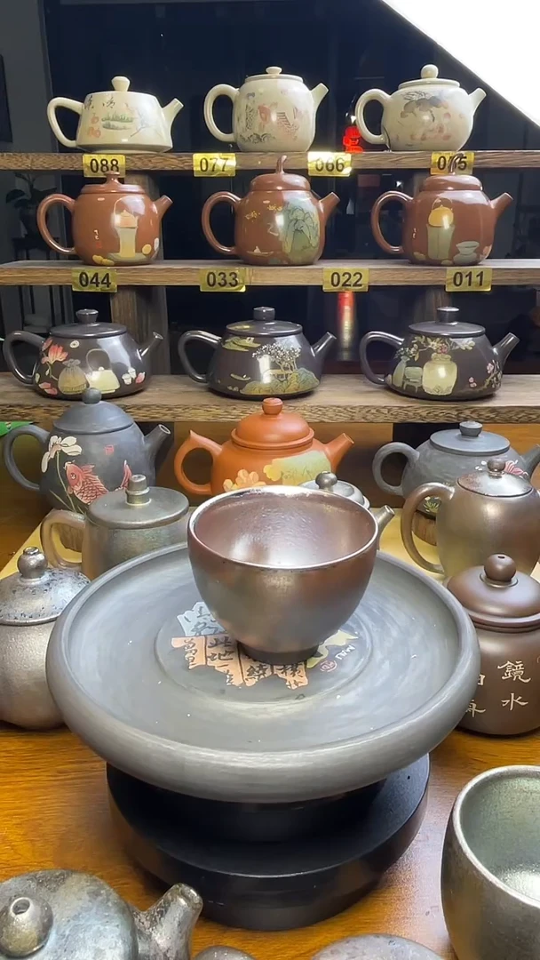 罐k*k建水紫陶微瑕裸柴烧杯子