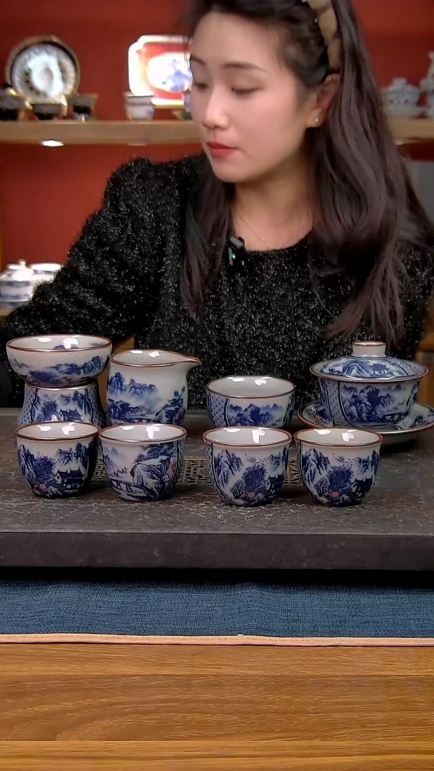 简装家用款8件套 老陶泥开片纹陶瓷茶具