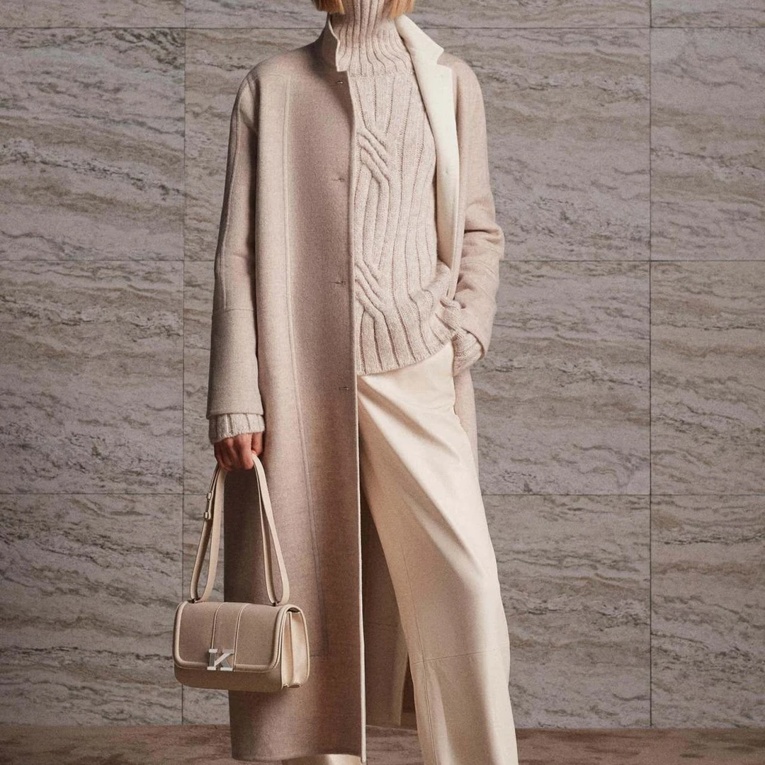 极简风松弛感Th_row风手工大衣复合链接