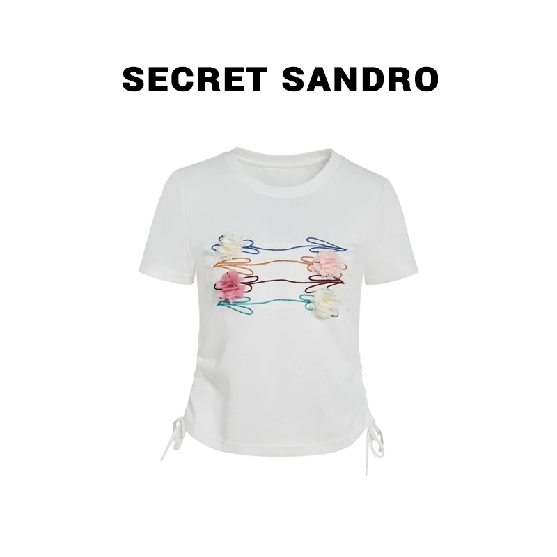 【花仙子】【Secret Sandro】鸥小柒 T恤 T55209111Q