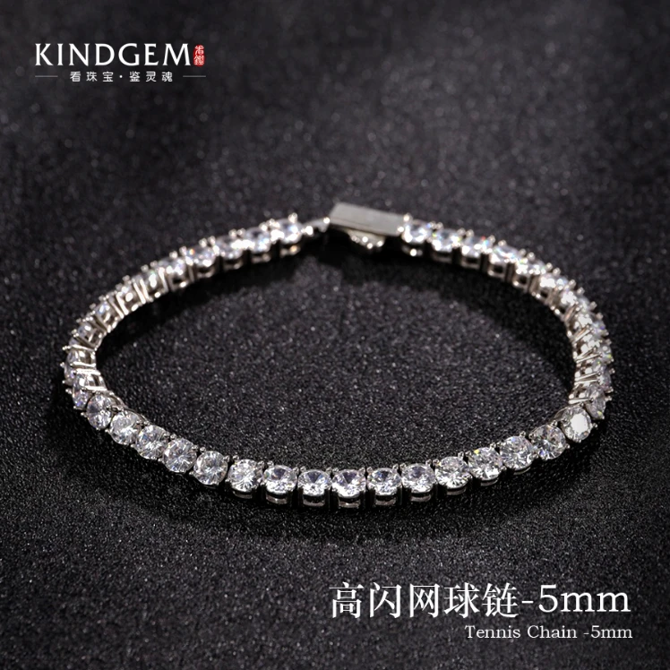 铜合金锆石手链 简约时尚个性精致百搭手链BQ06XAZC-07021-15