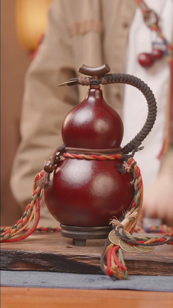 1437号链接精品大漆葫芦现货现发[一物一拍]