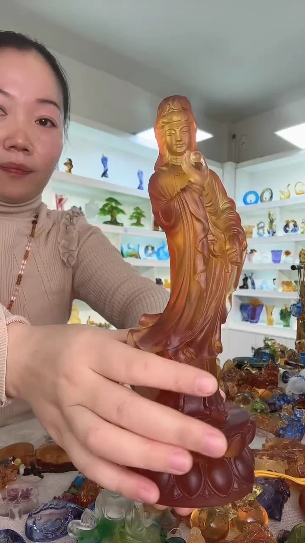 手工艺品琉璃壹*观音-结缘