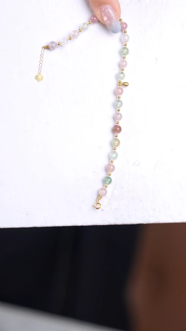 手链18K金镶嵌碧玺@@@@@@@@@@@