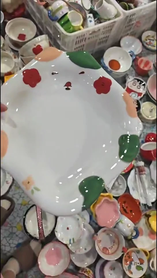 瓷片默认微瑕精美陶瓷