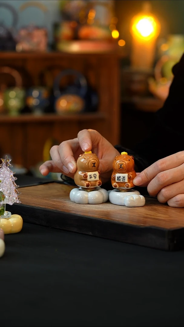 杯手绘心瓷陶瓷浮力