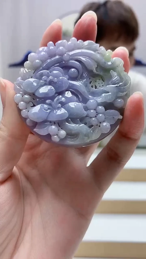 未镶嵌定制翡翠4868zm-毛货挂件12