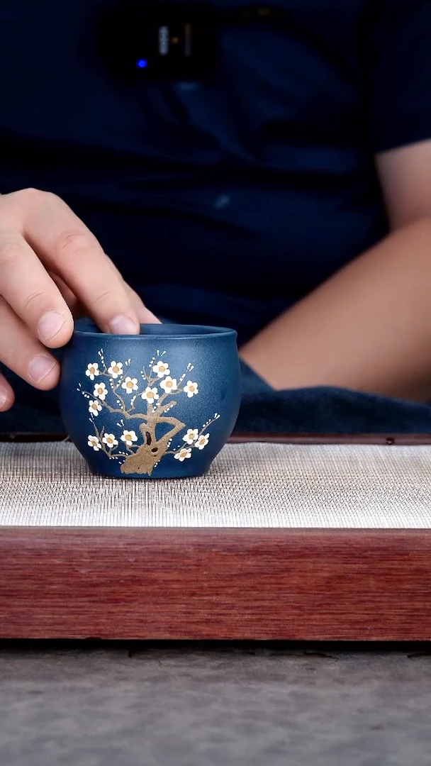 茶杯紫砂宜兴紫砂茶杯