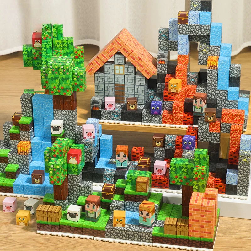 2024新款我的世界积木方块迷你儿童生日礼物益智拼图男孩拼装玩具