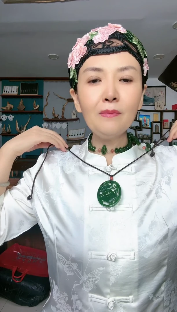 和田玉（碧玉）未镶嵌吊坠(不含链)碧玉吊坠