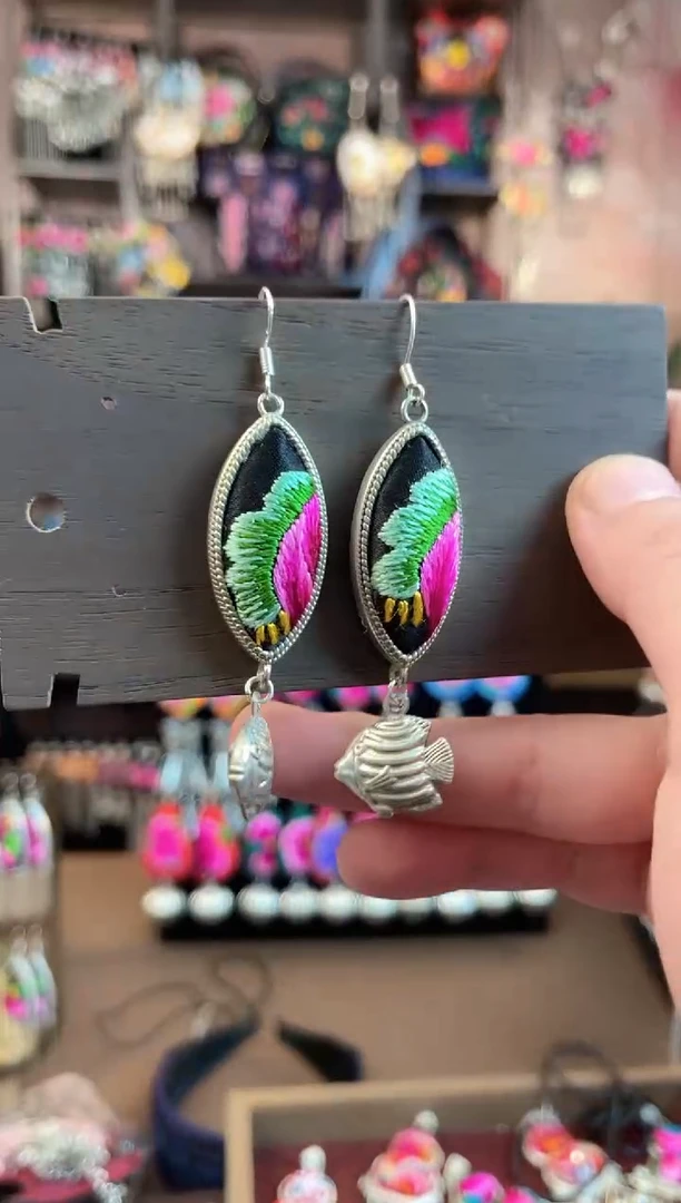 织绣 民族风手工非遗老绣饰品115