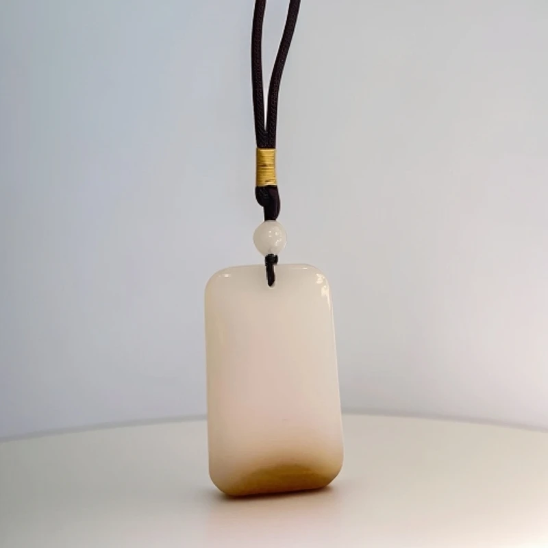 高级精品 玉石糖色无事牌-JC-2A
