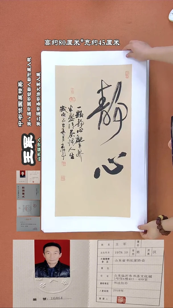 【闪购商品】书法80王军书法作品