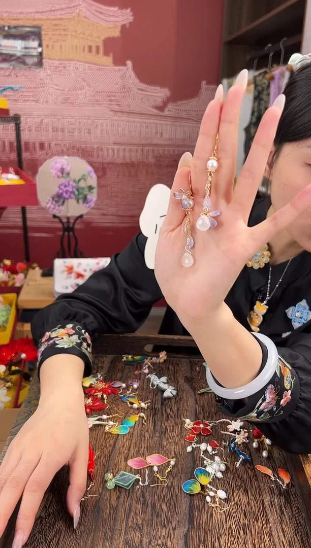 【闪购商品】刺绣苏绣世家非遗手工（耳环）