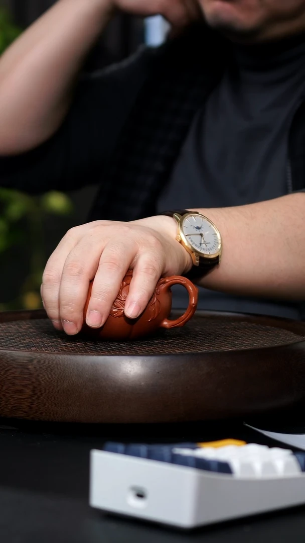 漫*JCY-0380柿影摇红（王腾飞）-朱泥-200cc