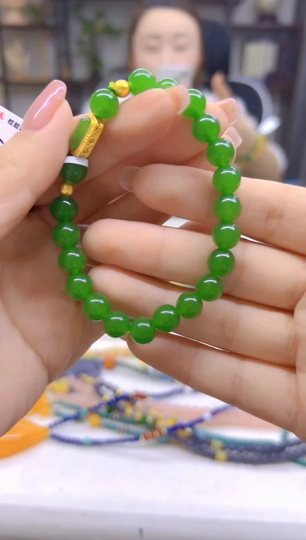 手链未镶嵌和田玉（碧玉）DIY款X259