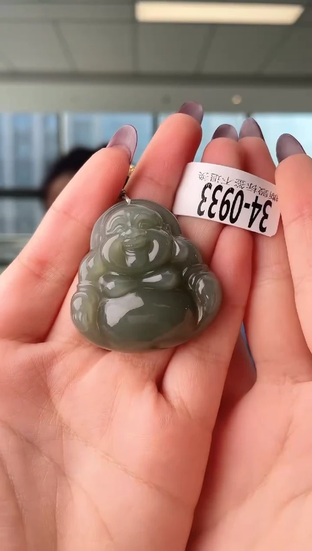 颈饰未镶嵌和田玉佛公 933