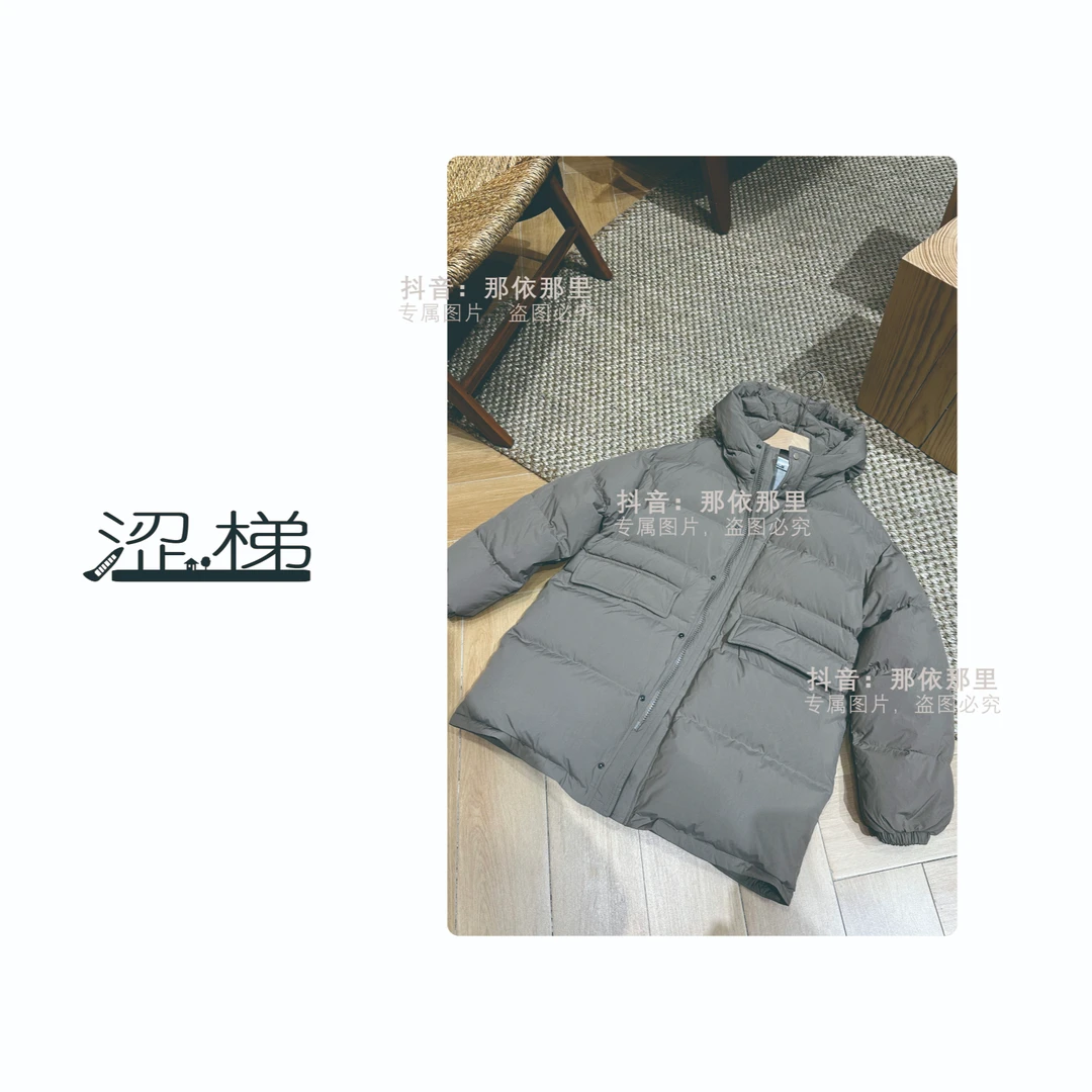 9281【女装-羽绒服】简约纯色保暖连帽羽绒服女上衣